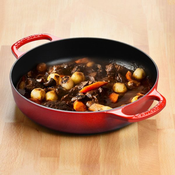 Le Creuset Signature Cast Iron 11" Cerise Everyday Pan - Image 2