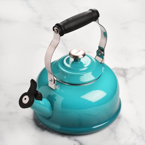 Le Creuset Enameled Steel 1.7-quart Caribbean Whistling Tea Kettle - Image 7