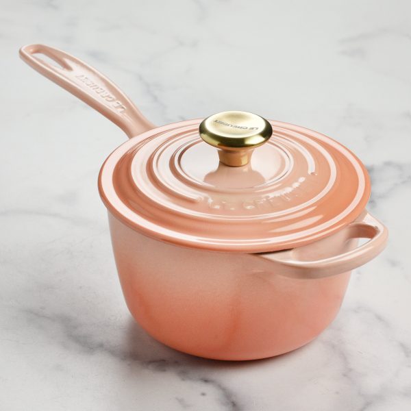 Le Creuset Signature Cast Iron 1.75-quart Peche Saucepan - Image 6