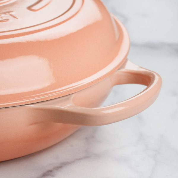 Le Creuset Signature Cast Iron 5-quart Peche Braiser - Image 6