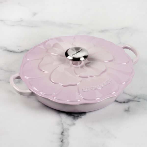 Le Creuset Signature Cast Iron 2.25-quart Shallot Petal Braiser - Image 3