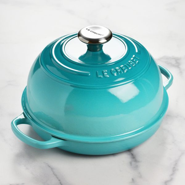 Le Creuset Signature Cast Iron 9.5" Caribbean Bread Oven - Image 6