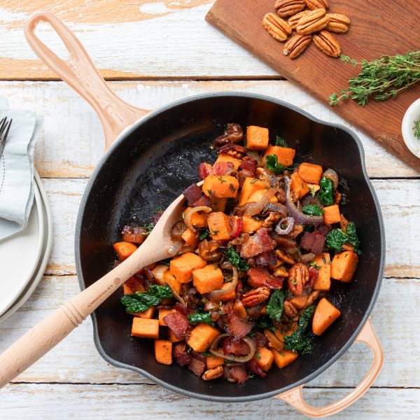 Le Creuset Signature Cast Iron 10.25" Peche Skillet - Image 2
