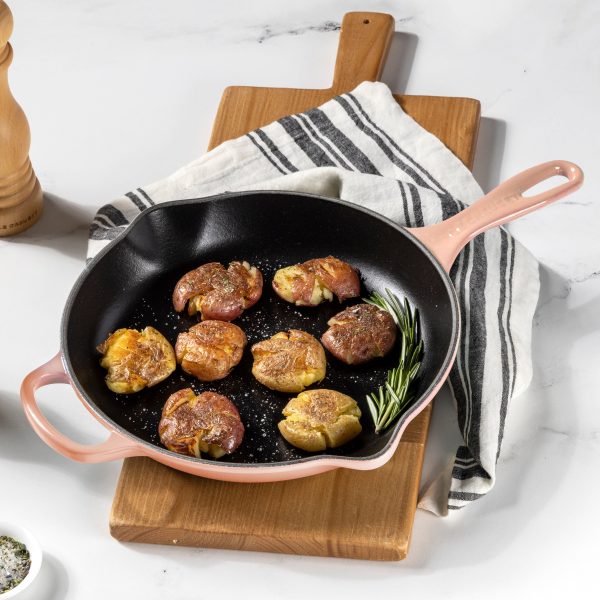 Le Creuset Signature Cast Iron 10.25" Peche Skillet - Image 4