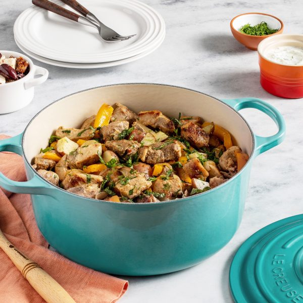 Le Creuset Signature Cast Iron 5.5-quart Caribbean Round Dutch Oven - Image 7