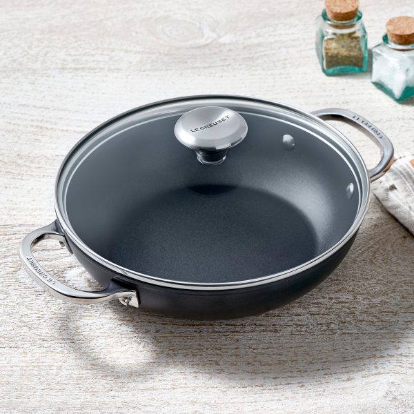 Le Creuset 8" Tempered Glass Lid with Stainless Steel Knob - Image 2
