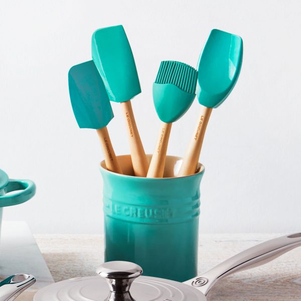 Le Creuset 5 Piece Caribbean Silicone Utensil Set - Image 2