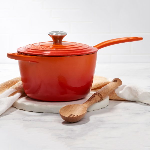 Le Creuset Signature Cast Iron 2.25-quart Flame Saucepan - Image 2