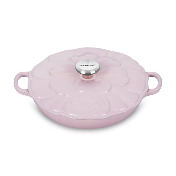 Le Creuset Signature Cast Iron 2.25-quart Shallot Petal Braiser